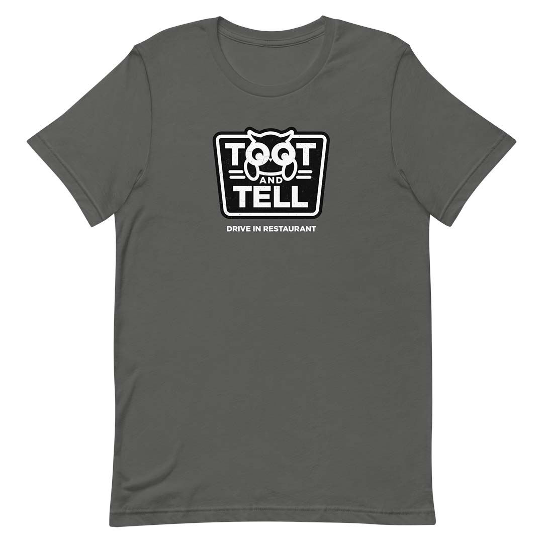 Toot and Tell Drive In Unisex Retro T-shirt