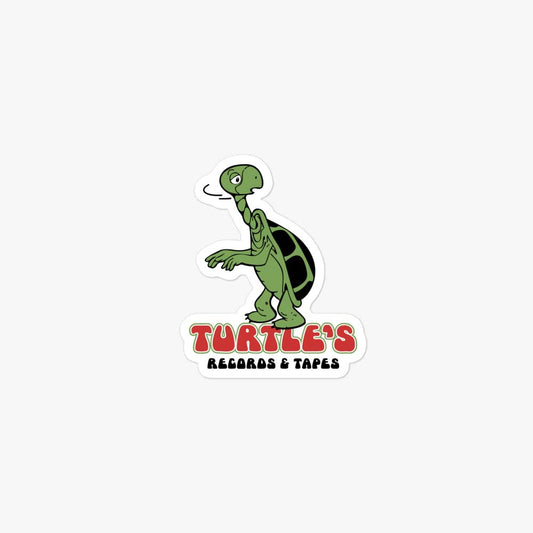Turtle's Records & Tapes Retro Sticker