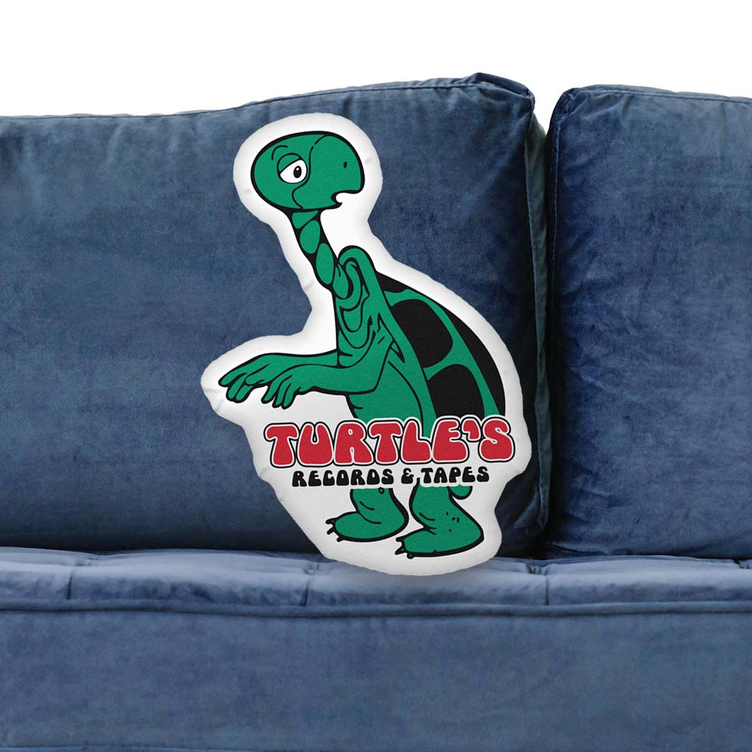 Turtle's Records & Tapes Custom-shaped Pillow