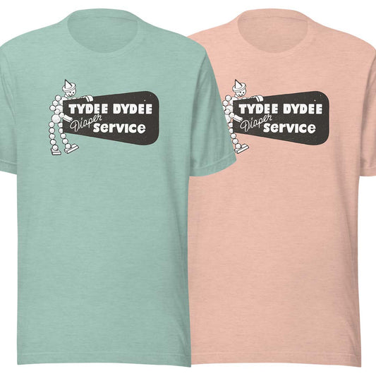 Tydee Dydee Diaper Service Rockford Unisex Retro T-shirt