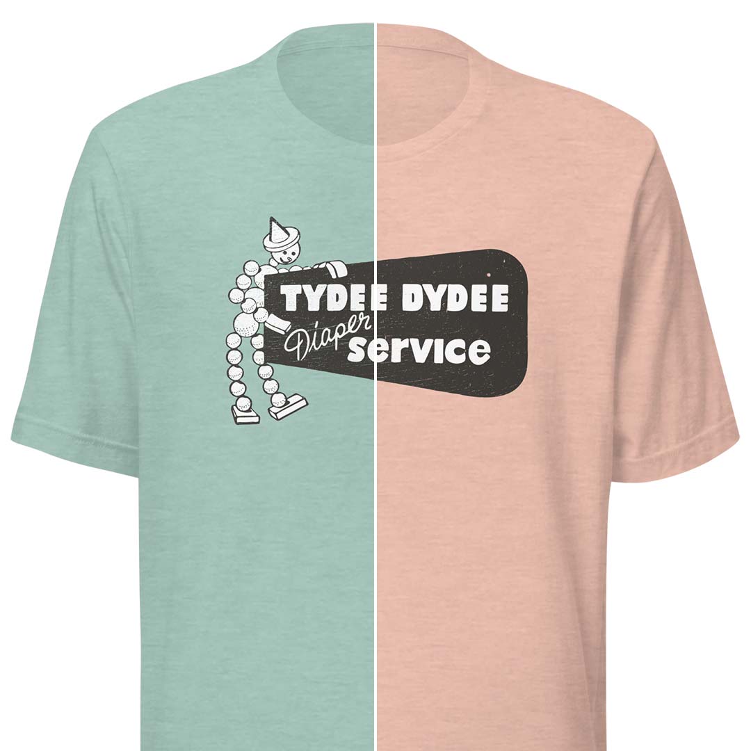 Tydee Dydee Diaper Service Rockford Unisex Retro T-shirt
