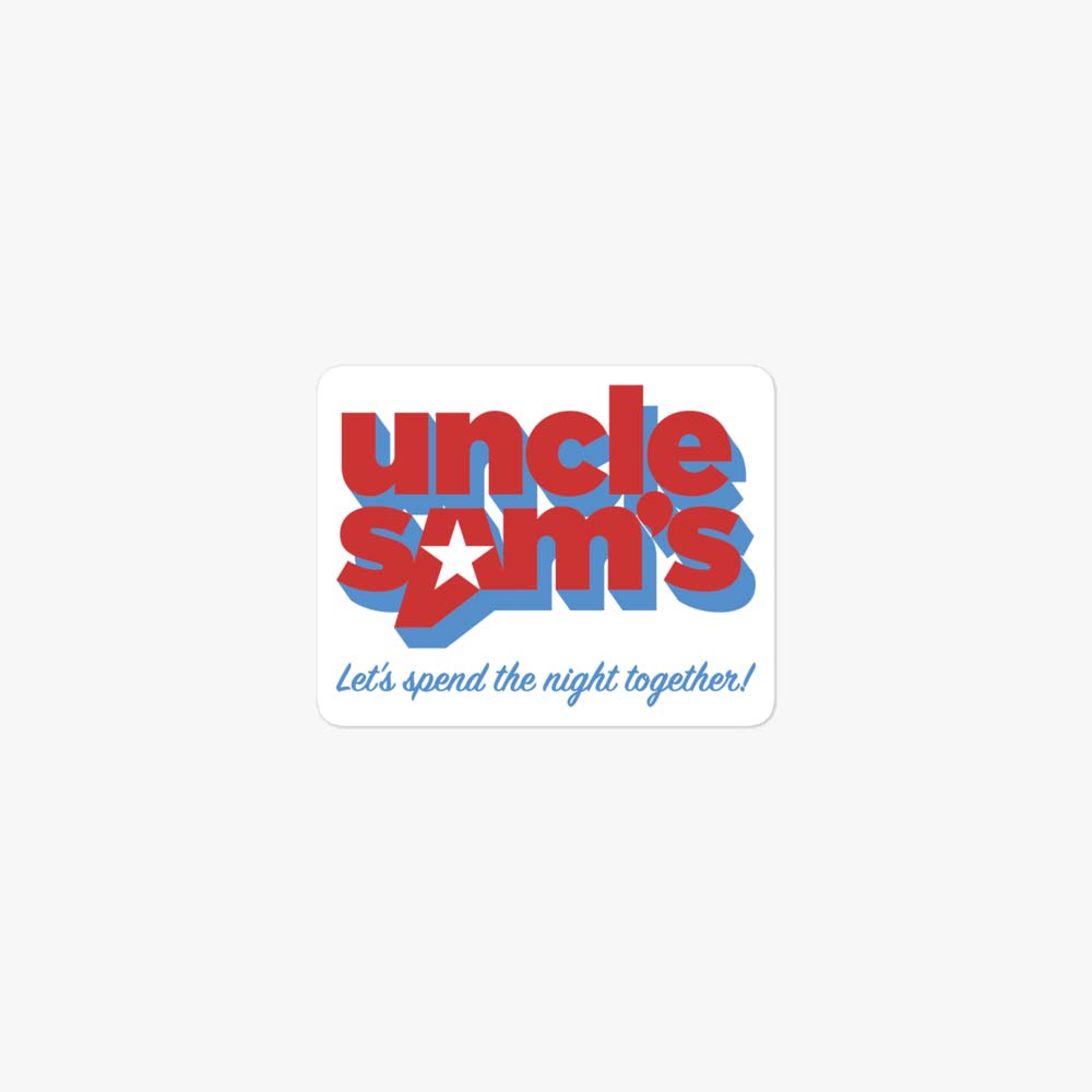 Uncle Sam's Disco Retro Sticker