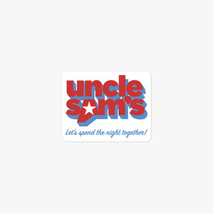 Uncle Sam's Disco Retro Sticker