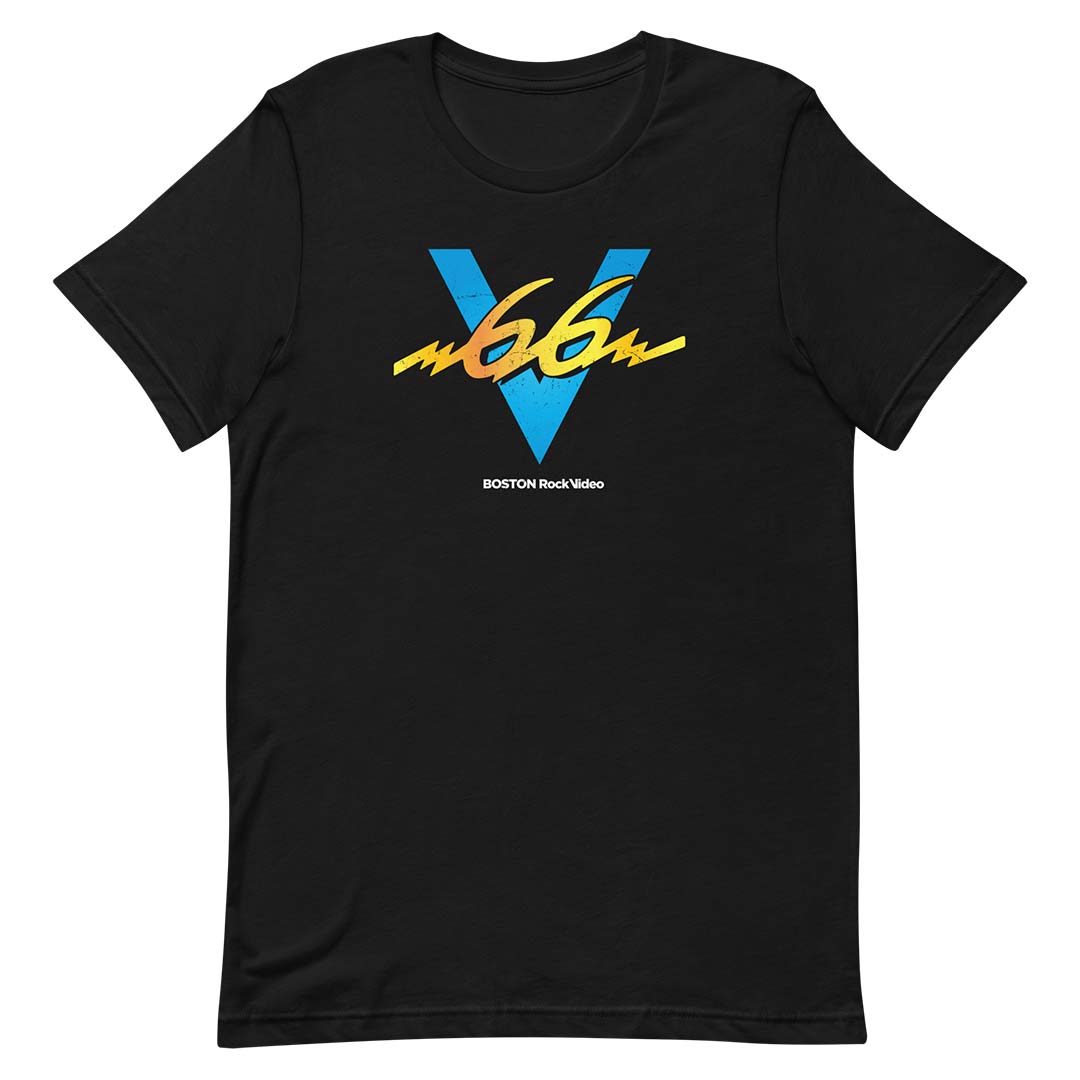 V66 Rock Video WVJV TV Boston Unisex Retro T-shirt