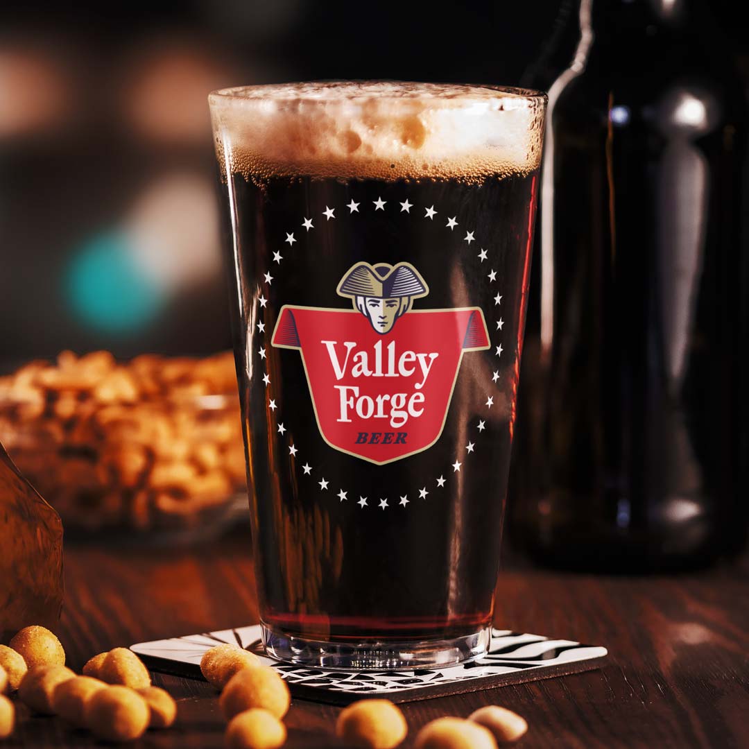 Valley Forge Beer Norristown Pennsylvania Shaker Pint Glass