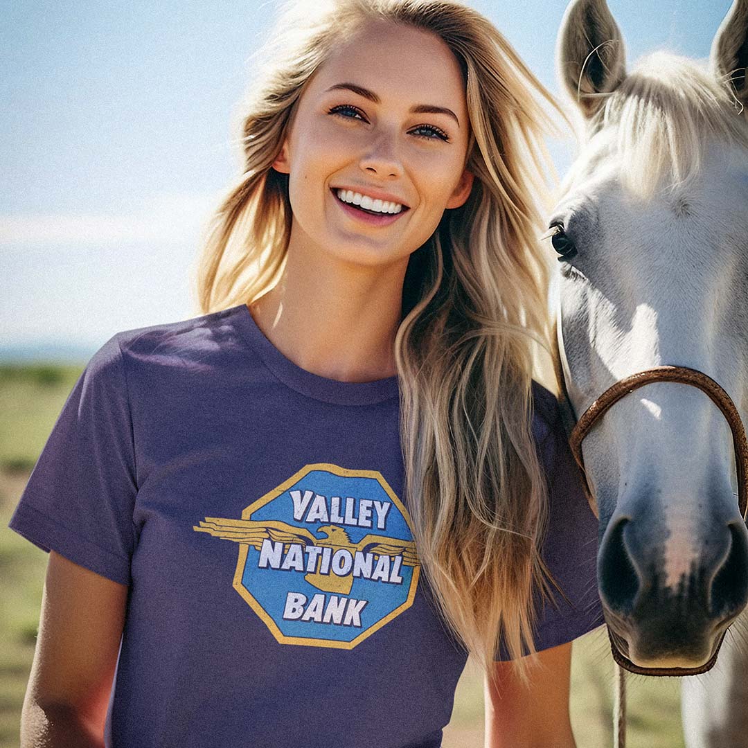 Valley National Bank Phoenix Unisex Retro T-shirt