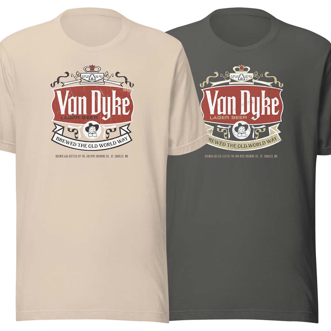 Van Dyke Beer St. Charles Unisex Retro T-shirt