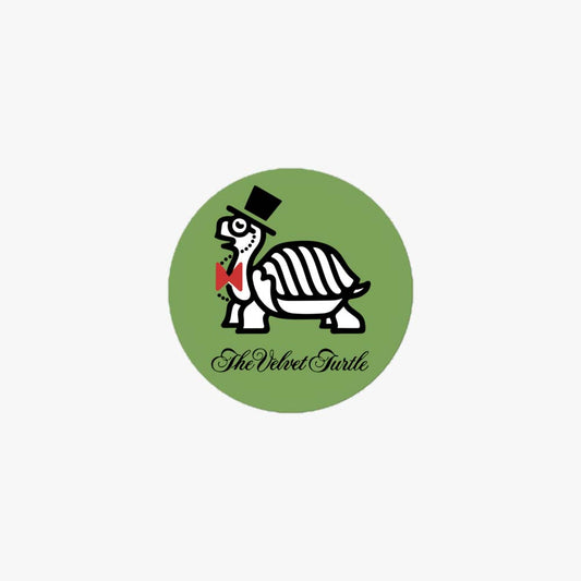 Velvet Turtle Restaurant Retro Sticker