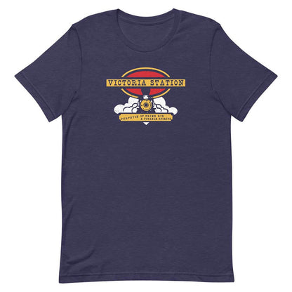 Victoria Station Prime Rib & Spirits Unisex Retro T-shirt