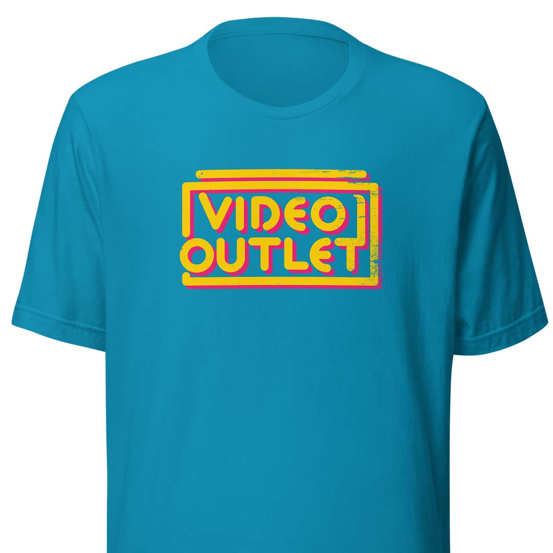 Video Outlet Rockford Unisex Retro T-Shirt