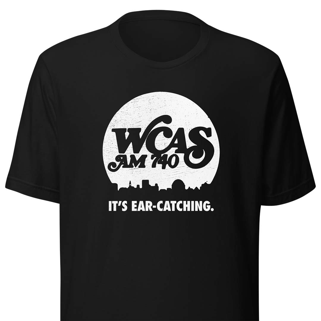 WCAS Radio AM 740 Cambridge Unisex Retro T-shirt