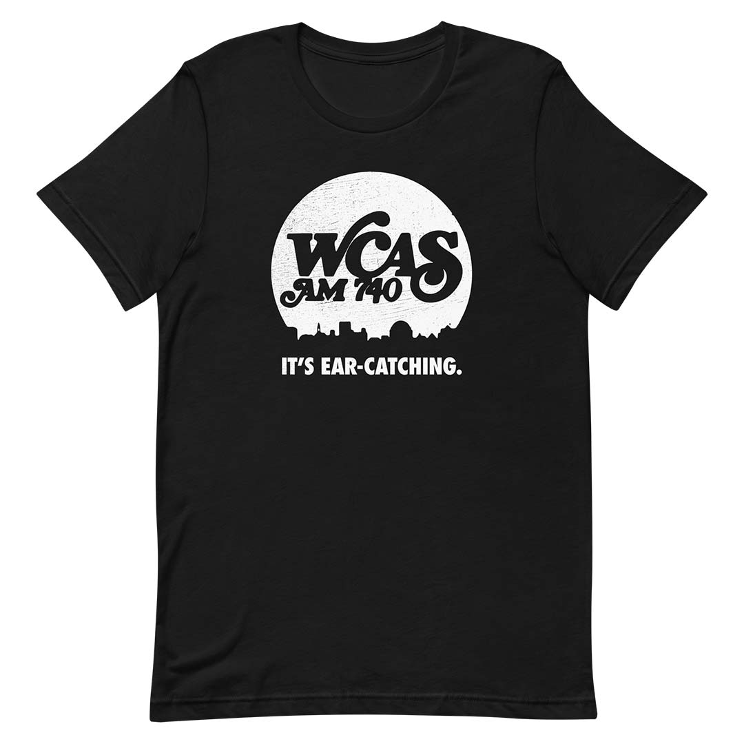 WCAS Radio AM 740 Cambridge Unisex Retro T-shirt