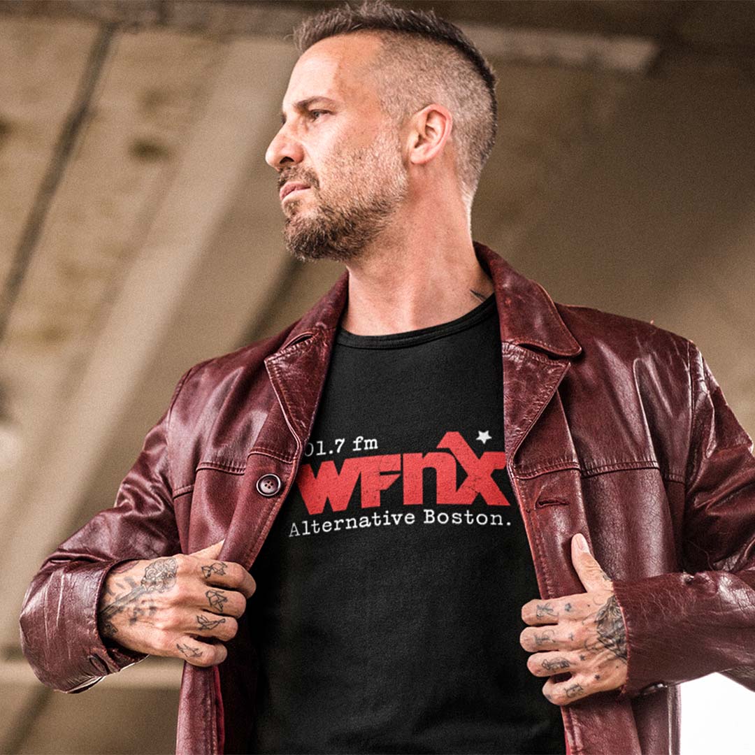 WFNX Alternative Radio Boston Unisex Retro T-shirt