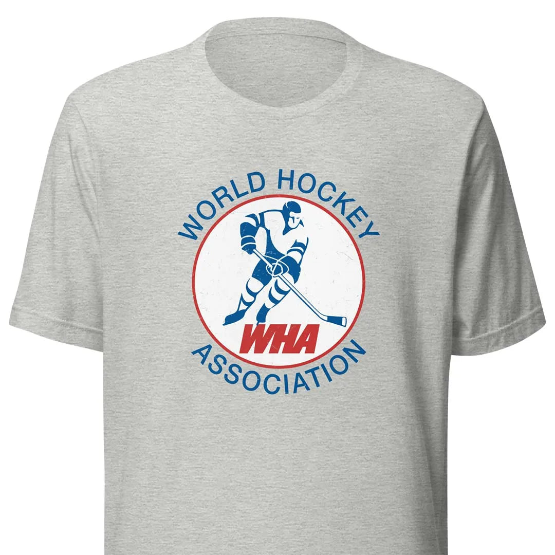 WHA World Hockey Association Unisex Retro T-shirt