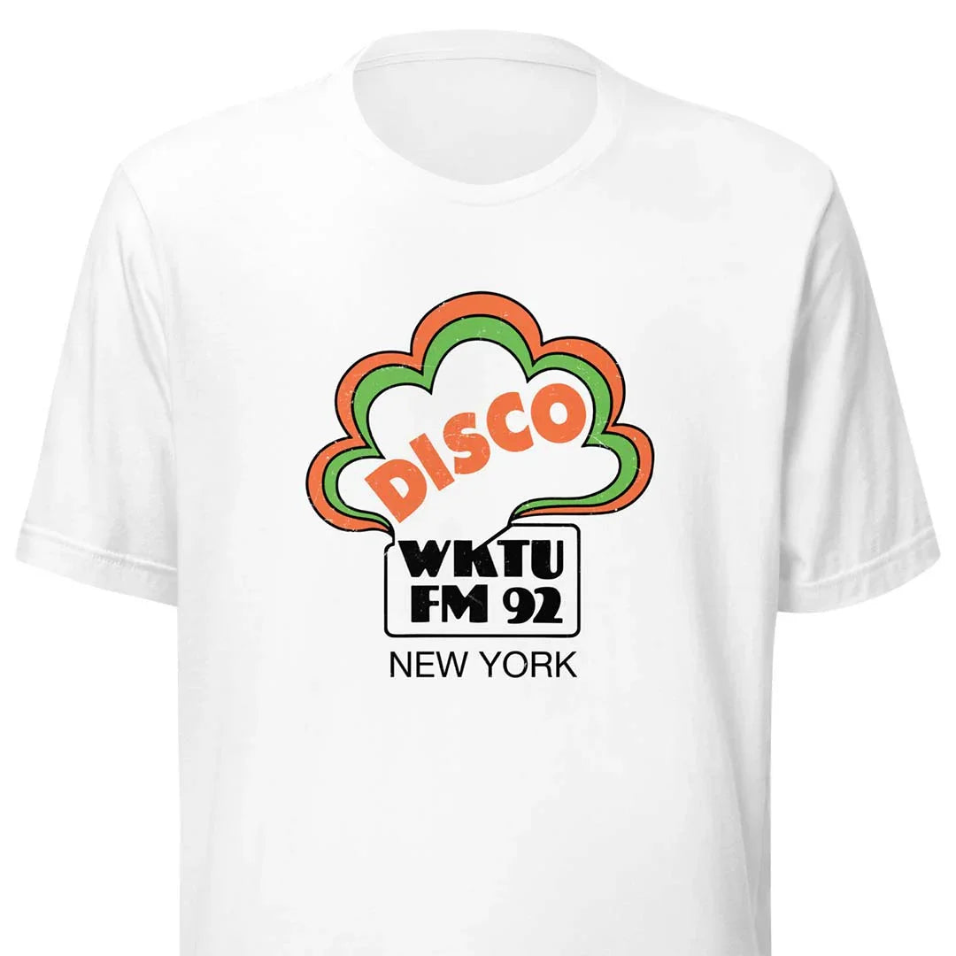 WKTU 92 New York Disco Radio Unisex Retro T-shirt – Bygone Brand