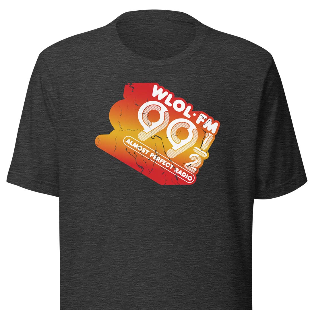 WLOL FM 99.5 Radio Unisex Retro T-shirt