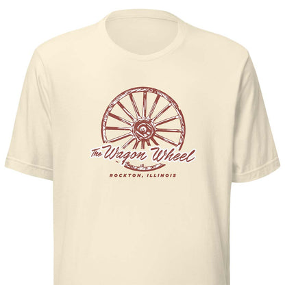 Wagon Wheel Lodge Rockton Unisex Retro T-shirt