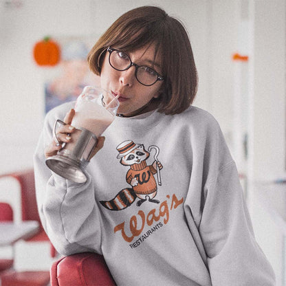 Wag's Restaurants Unisex Retro Crewneck Sweatshirt.