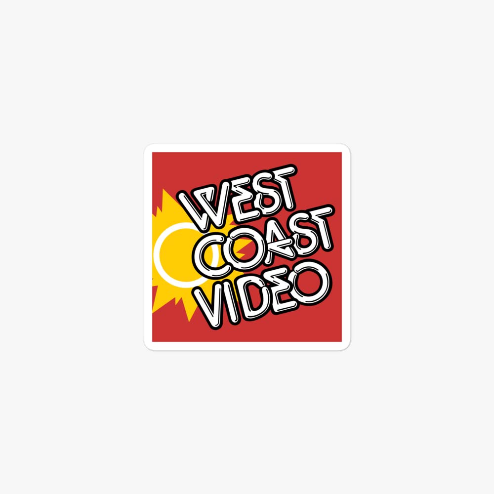 West Coast Video Retro Sticker