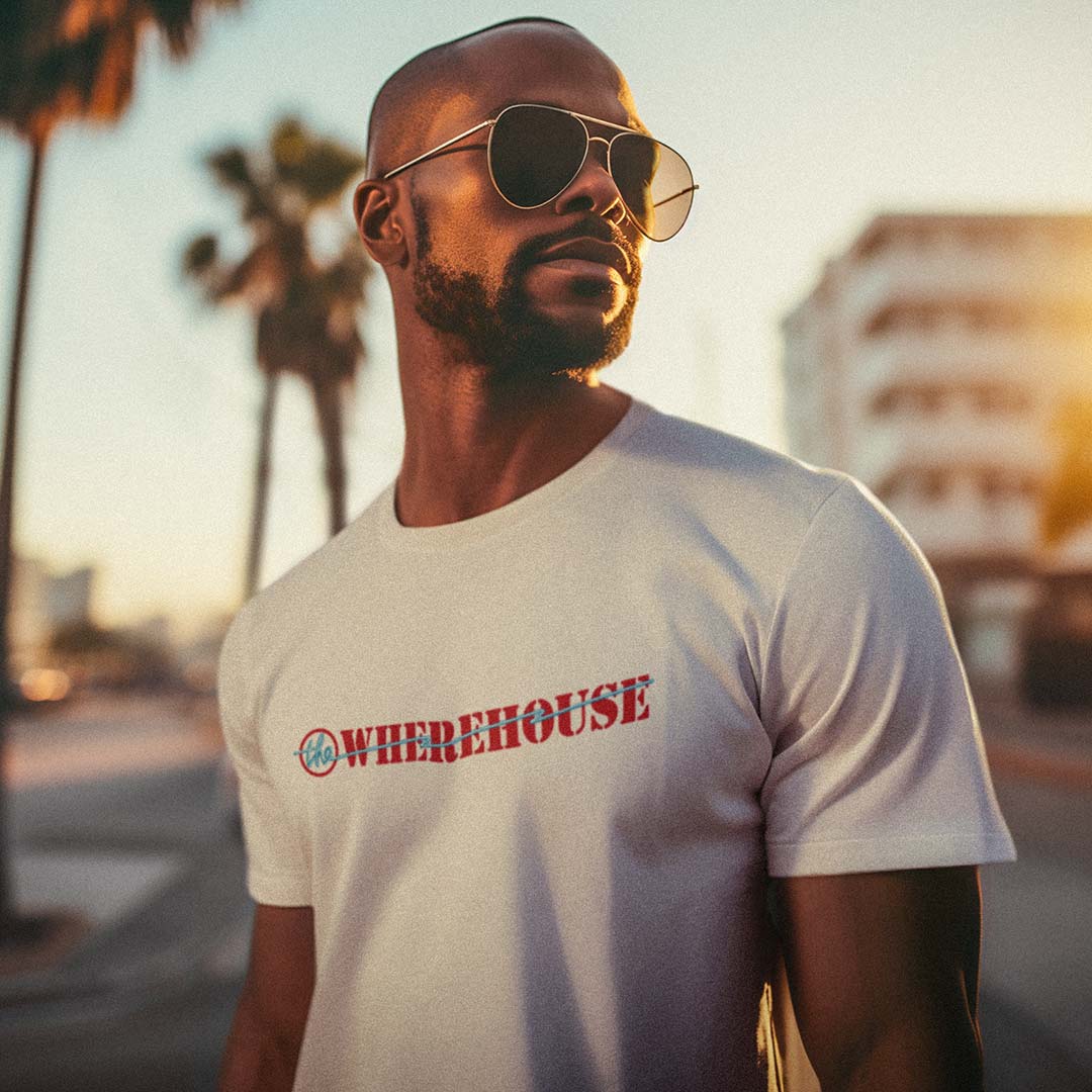 Wherehouse Music Unisex Retro T-shirt