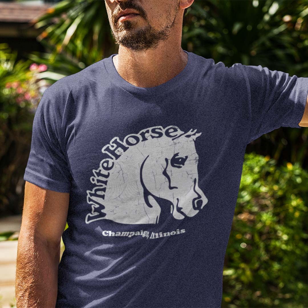 White Horse Inn Champaign Unisex Retro T-shirt