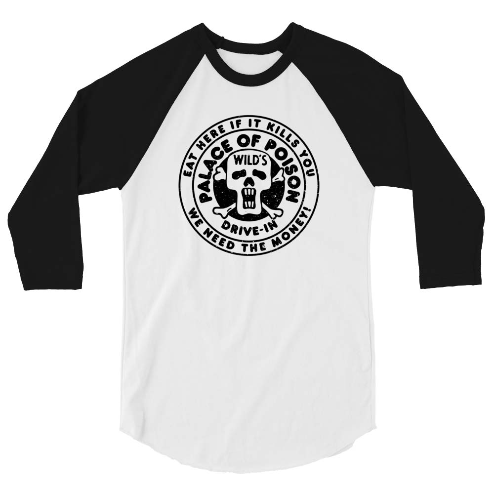 Palace of Poison St. Louis Unisex Retro 3/4 sleeve raglan baseball tee