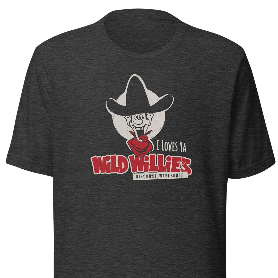 Wild Willie's Discount Warehouse Topeka Unisex Retro T-shirt