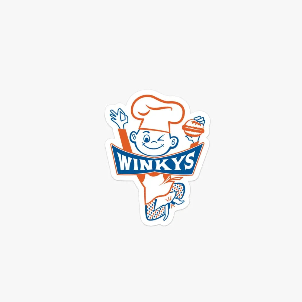 Winkys Hamburgers Pittsburgh Retro Sticker – Bygone Brand
