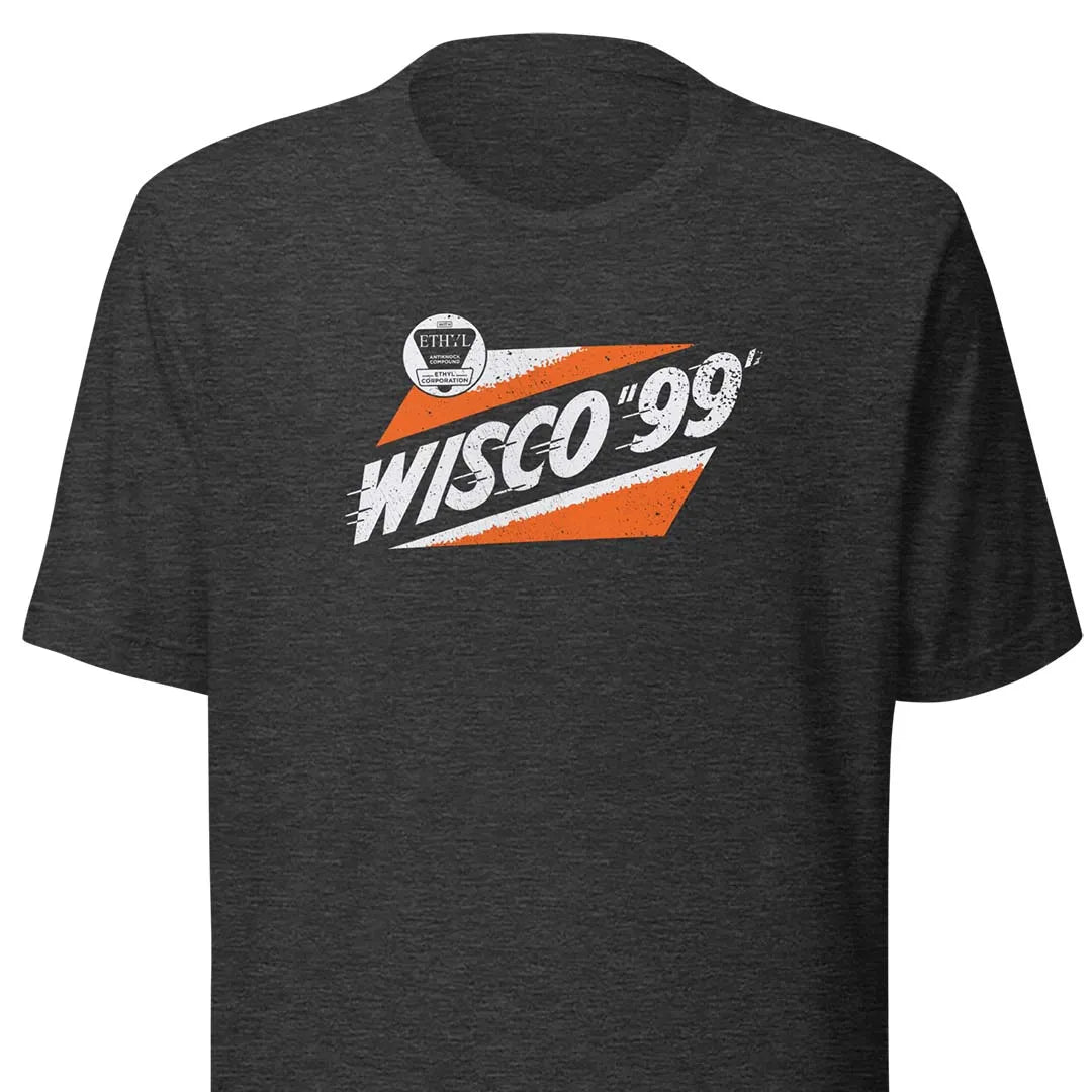 Wisco 99 Gasoline Wisconsin Unisex Retro T-shirt