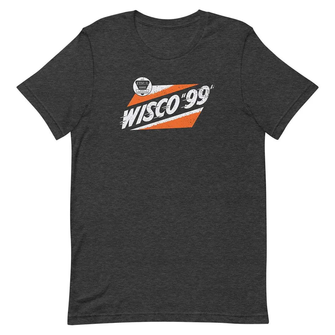 Wisco 99 Gasoline Wisconsin Unisex Retro T-shirt