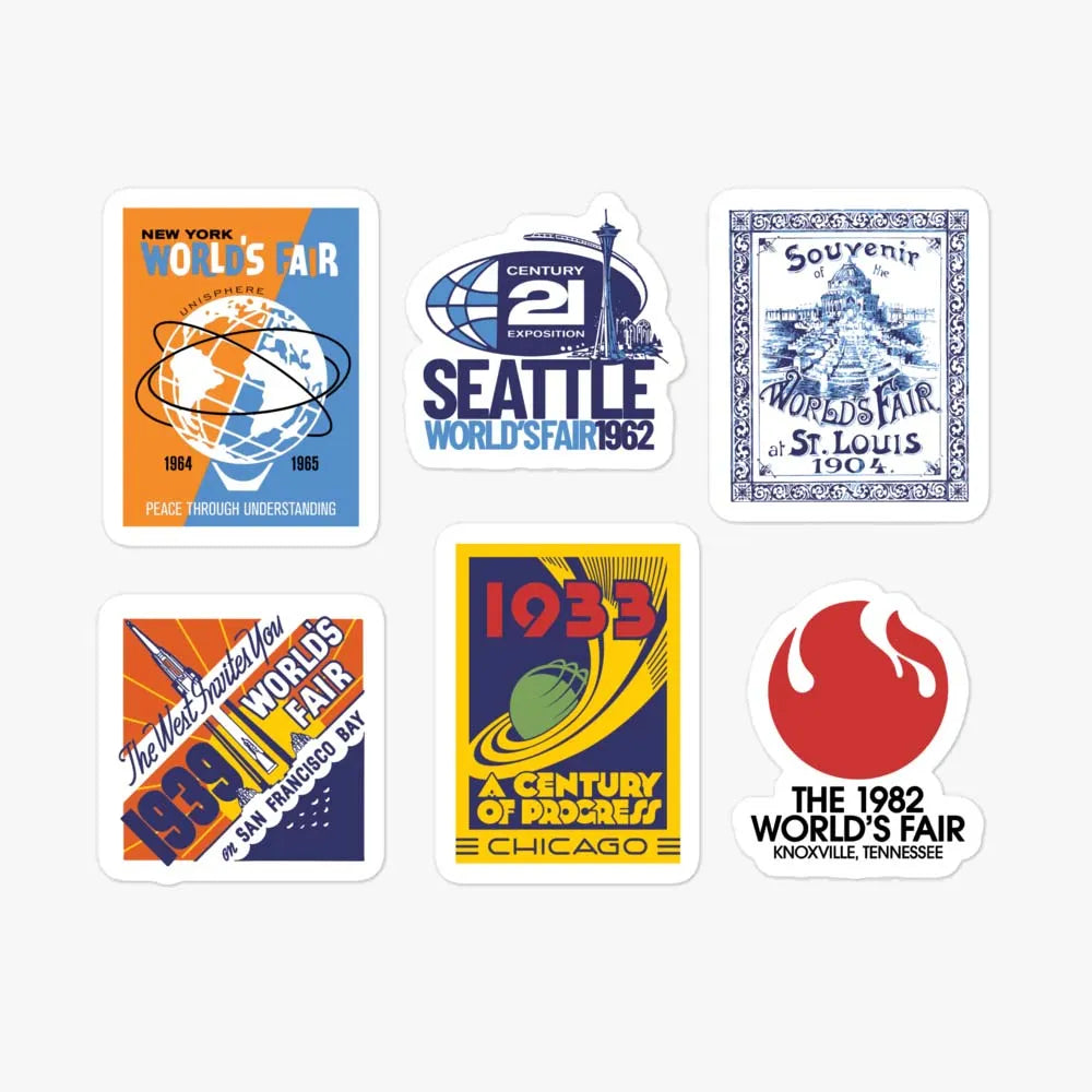 World's Fair Sticker Sheet – Bygone Brand