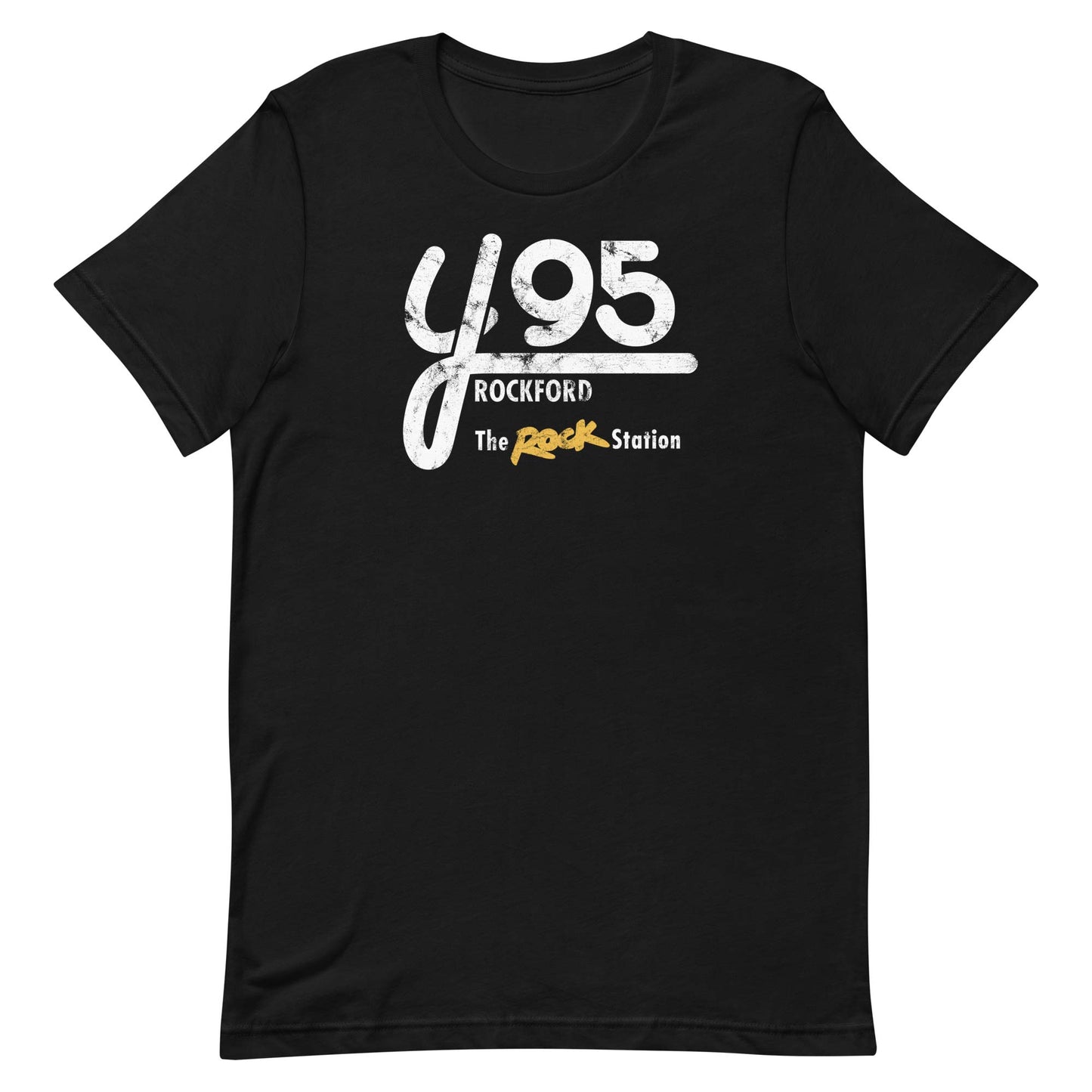 Y95 Radio Rockford Unisex Retro T-shirt