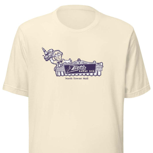 Ziltzie’s Rowdy Bar Rockford Unisex Retro T-shirt