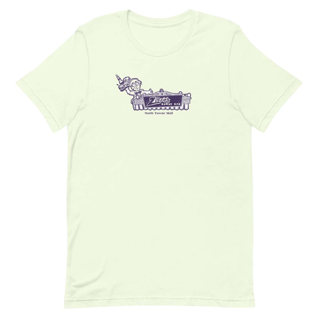 Ziltzie’s Rowdy Bar Rockford Unisex Retro T-shirt