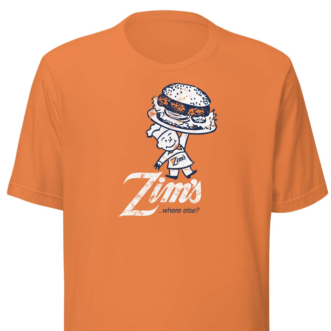 Zim’s Restaurant San Francisco Unisex Retro T-Shirt