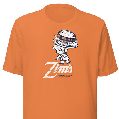 Zim’s Restaurant San Francisco Unisex Retro T-Shirt