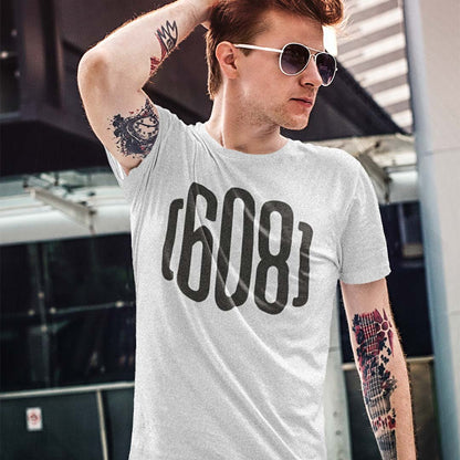 608 Madison Area Code T-shirt – Bygone Brand