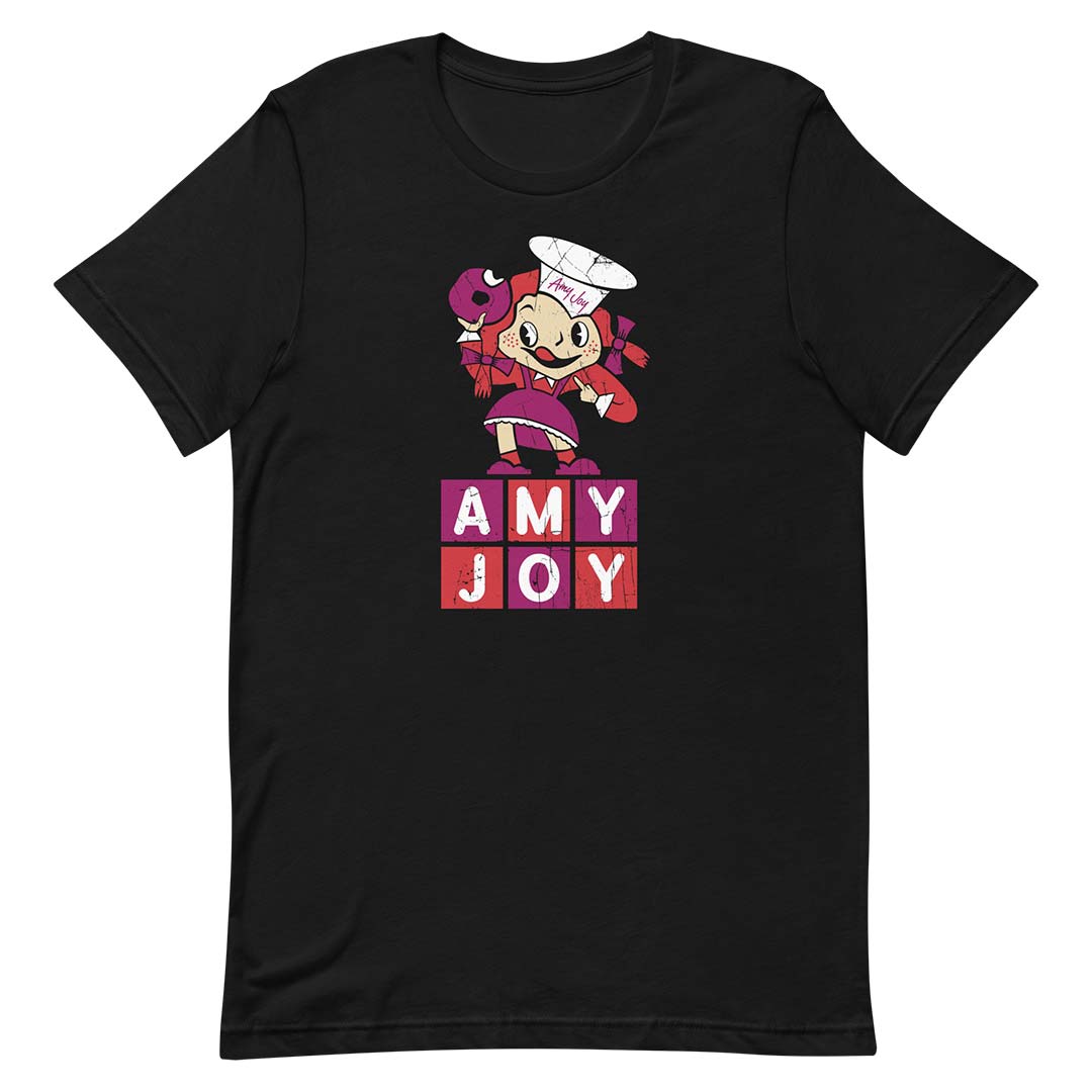 Amy Joy Donuts Unisex Retro T-shirt