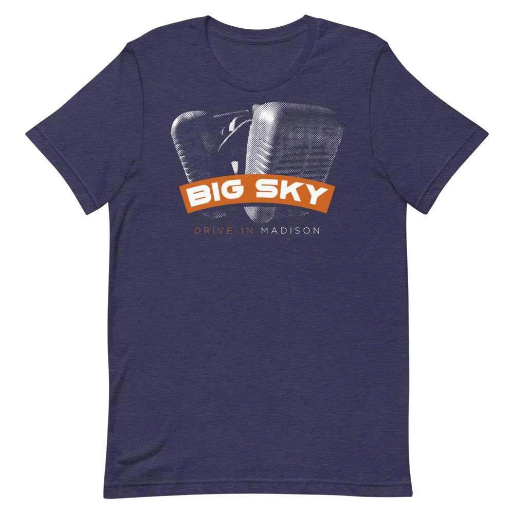 Big Sky Drive-In Madison Unisex Retro T-shirt