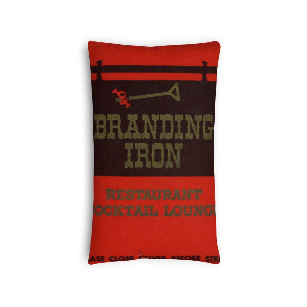 Branding Iron Pillow