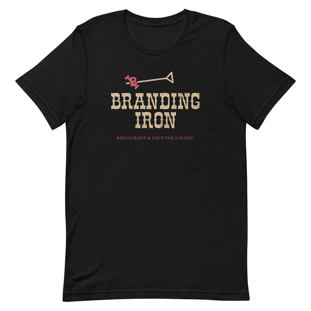 Branding Iron Rockford Unisex Retro T-shirt