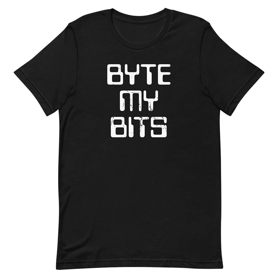 Byte My Bits 70’s Computer Unisex Retro T-shirt