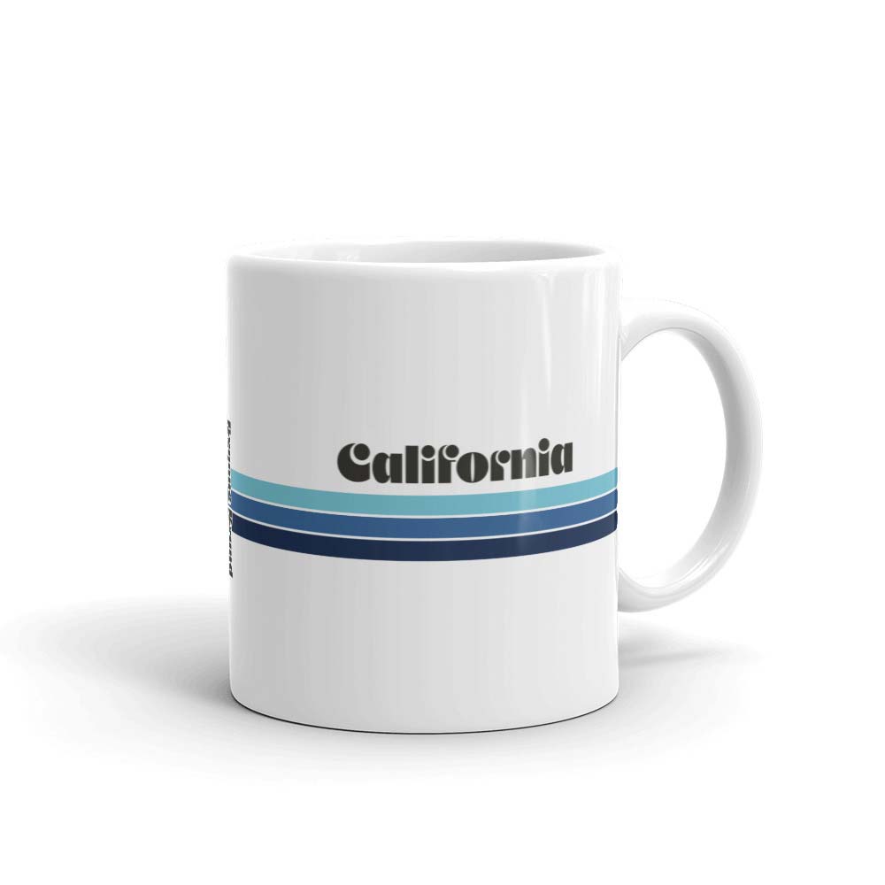 California Rainbow Ceramic Coffee Mug