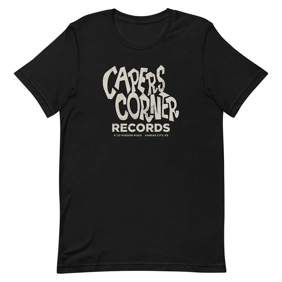 Capers Corner Records Kansas City Unisex Retro T-shirt