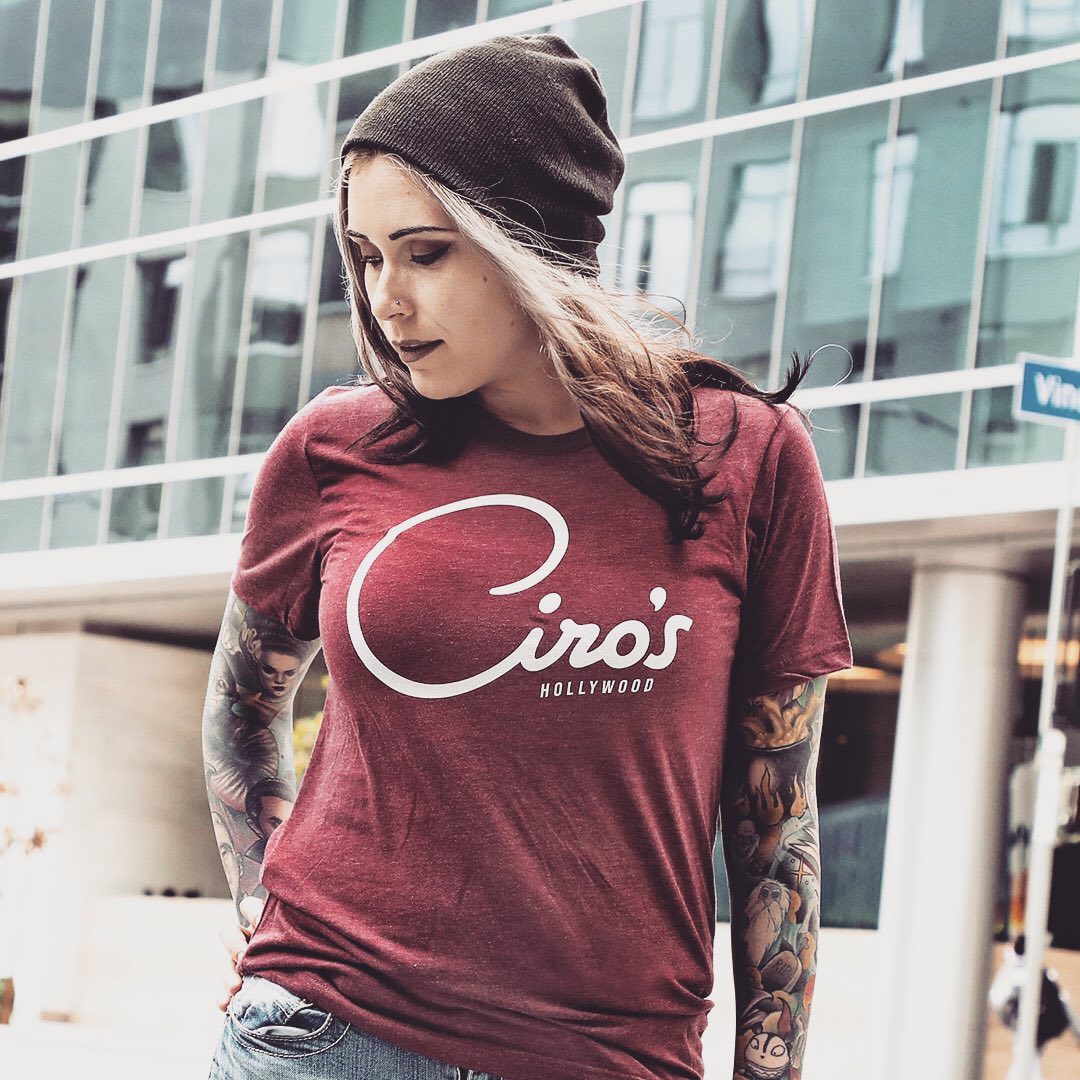 fad overvældende Rettsmedicin Ciro's Hollywood Unisex Retro T-shirt – Bygone Brand