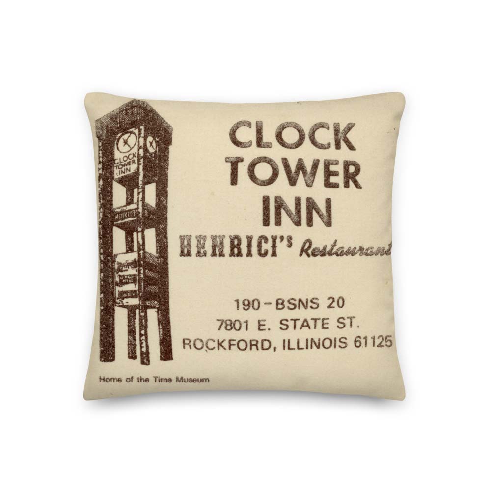 Clock Tower Inn Pillow