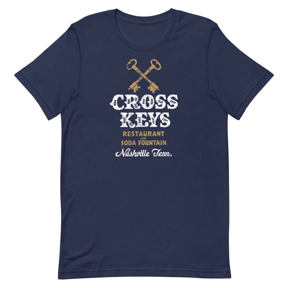 Cross Keys Restaurant Nashville Unisex Retro T-shirt