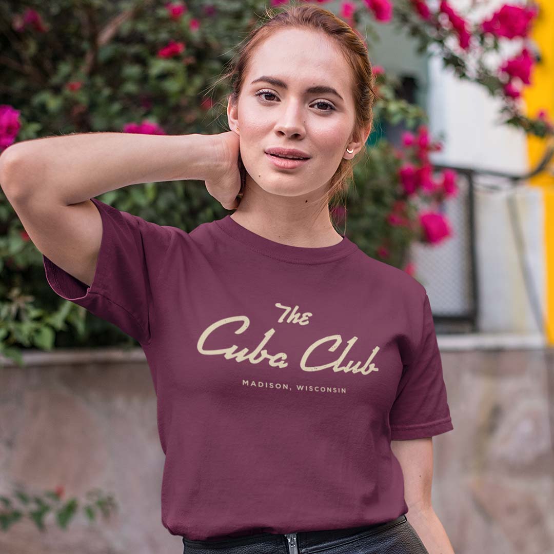 Cuba Club Madison Unisex Retro T-shirt