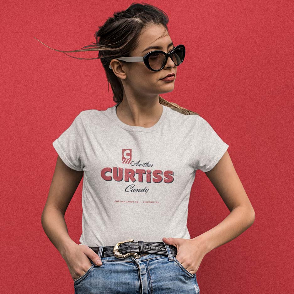 Curtiss Candy Company Chicago Unisex Retro T-shirt - Bygone Brand