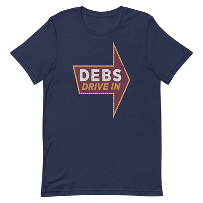 Debs Drive In Milan Unisex Retro T-shirt